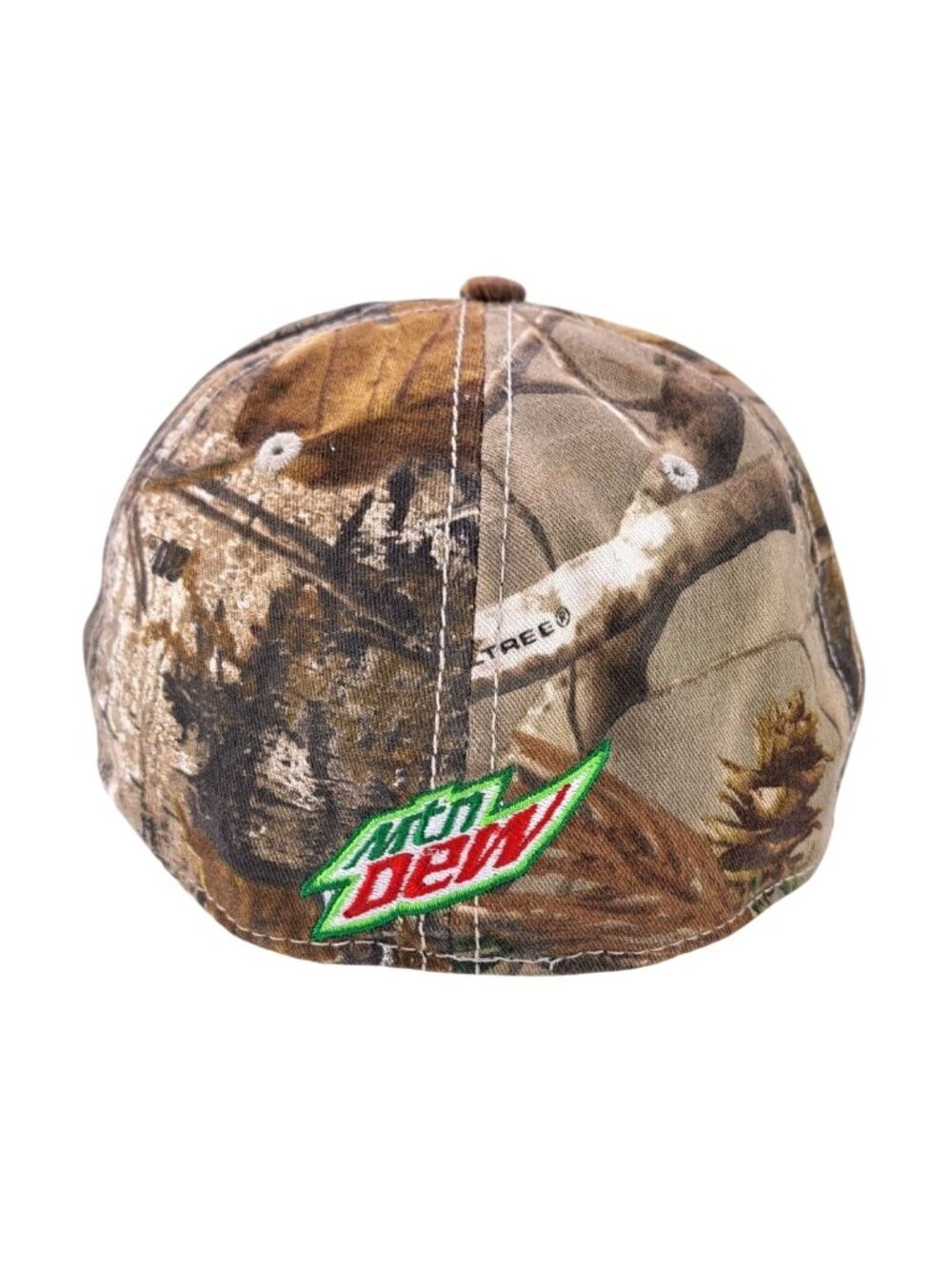 Mountain Dew Realtree Camo Camouflage Hat Embroidered Logo Baseball Cap Large XL - Picture 4 of 8